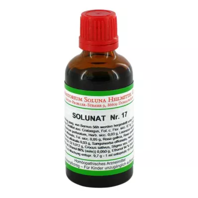 SOLUNAT Nr. 17 dråper, 50 ml SOLUNAT Nr. 17 dråper, 50 ml