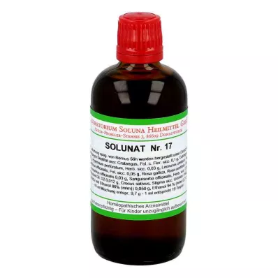 SOLUNAT Nr. 17 dråper, 100 ml