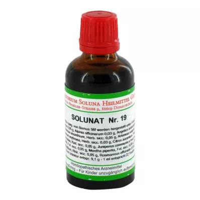 SOLUNAT Nr. 19 dråper, 50 ml