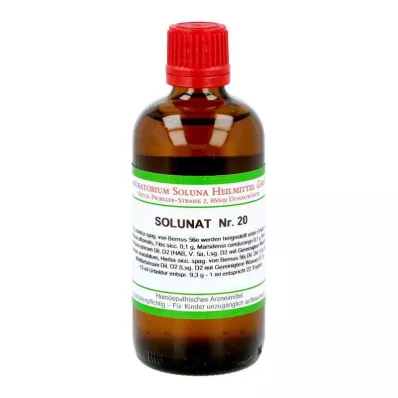 SOLUNAT Nr. 20 dråper, 100 ml