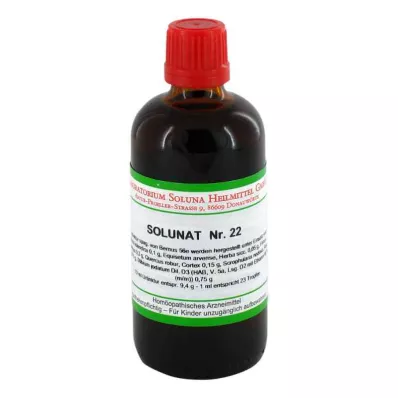 SOLUNAT Nr. 22 dråper, 100 ml