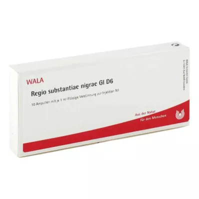 REGIO substantiae nigrae GL D 6 ampuller, 10X1 ml REGIO substantiae nigrae GL D 6 ampuller, 10X1 ml