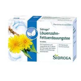SIDROGA Filterpose med løvetannte, 20X1,5 g