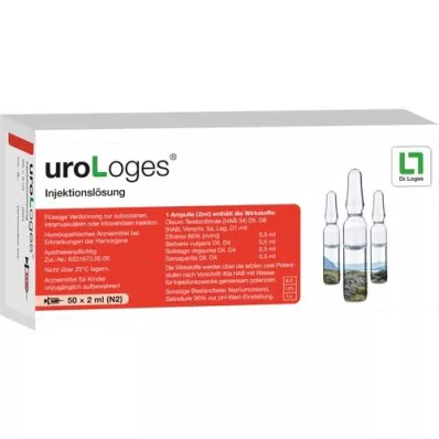 UROLOGES Ampuller med injeksjonsvæske, oppløsning, 50X2 ml