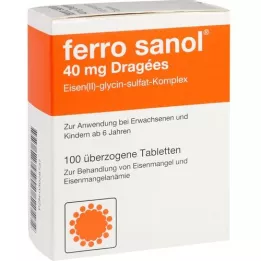 FERRO SANOL Belagte tabletter, 100 stk