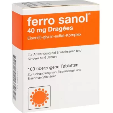 FERRO SANOL Belagte tabletter, 100 stk