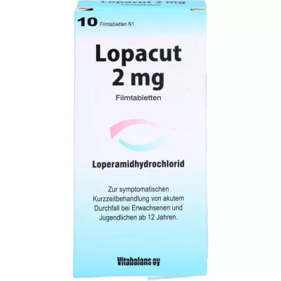 LOPACUT 2 mg filmdrasjerte tabletter, 10 stk