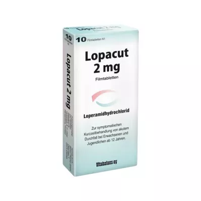 LOPACUT 2 mg filmdrasjerte tabletter, 10 stk LOPACUT 2 mg filmdrasjerte tabletter, 10 stk
