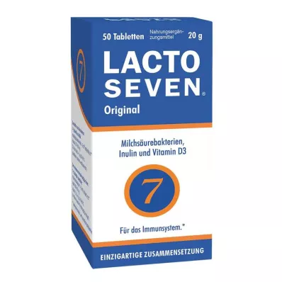 LACTO SEVEN Tabletter, 50 stk LACTO SEVEN Tabletter, 50 stk