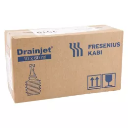 FREKA DRAINJET Saltvannsløsning 0,9 % ISO, 10X60 ml