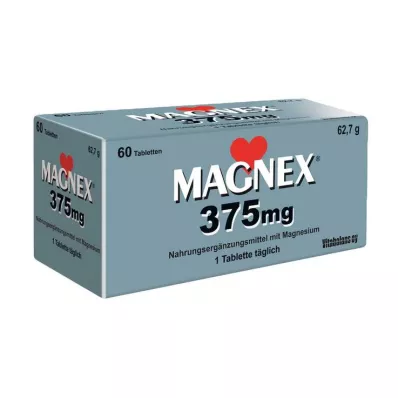 MAGNEX 375 mg tabletter, 60 stk