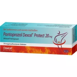 PANTOPRAZOL Dexcel Protect 20 mg enterotablett, 14 stk