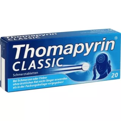 THOMAPYRIN CLASSIC Smertestillende tabletter, 20 stk