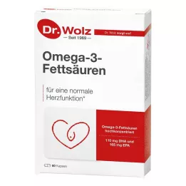 OMEGA-3 Fettsyrer 500 mg/60% kapsler, 60 stk