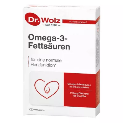 OMEGA-3 Fettsyrer 500 mg/60% kapsler, 60 stk
