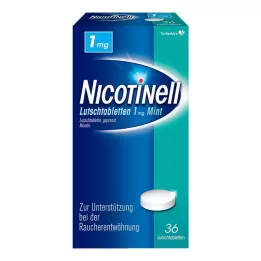 NICOTINELL Sugetabletter 1 mg mynte, 36 stk