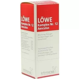 LÖWE KOMPLEX No.12 Aesculus-dråper, 50 ml