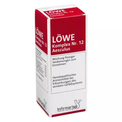 LÖWE KOMPLEX No.12 Aesculus-dråper, 50 ml