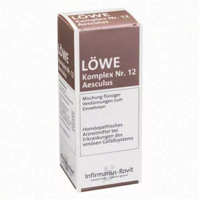 LÖWE KOMPLEX No.12 Aesculus-dråper, 100 ml LÖWE KOMPLEX No.12 Aesculus-dråper, 100 ml