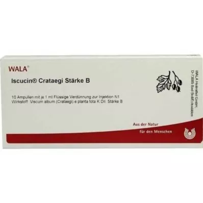 ISCUCIN crataegi Styrke B ampuller, 10X1 ml