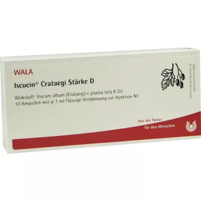 ISCUCIN crataegi Styrke D Ampuller, 10X1 ml ISCUCIN crataegi Styrke D Ampuller, 10X1 ml