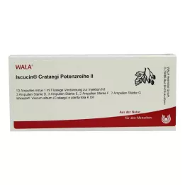 ISCUCIN crataegi potensserier II Ampuller, 10X1 ml