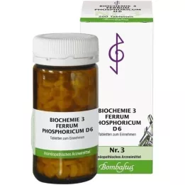 BIOCHEMIE 3 Ferrum phosphoricum D 6 tabletter, 200 stk