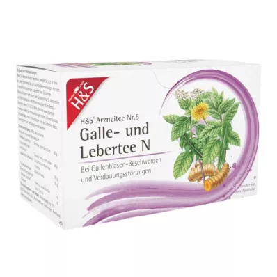 H&amp;S Galle- og leverte N Filterposer, 20X2,0 g