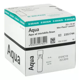 AQUA AD injectabilia Miniplasco connect Inj. oppløsning, 20X10 ml