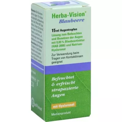 HERBA-VISION Øyedråper med blåbær, 15 ml