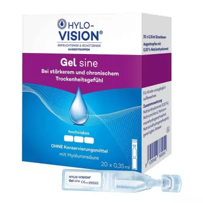 HYLO-VISION Gel sine enkeltdosepipetter, 20X0,35 ml HYLO-VISION Gel sine enkeltdosepipetter, 20X0,35 ml