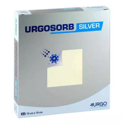 URGOSORB Kompresser i sølv 10x10 cm, 10 stk