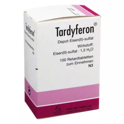 TARDYFERON Retardtabletter, 100 stk TARDYFERON Retardtabletter, 100 stk