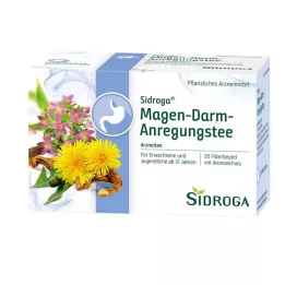 SIDROGA Gastrointestinal stimulerende tefilterpose, 20X2.0 g