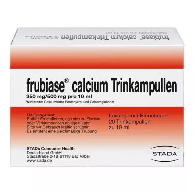 FRUBIASE CALCIUM T Drikkeampuller, 20 stk