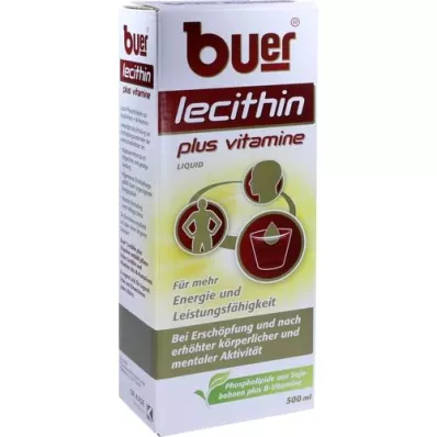 BUER LECITHIN Plus Vitamins flytende, 500 ml