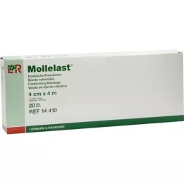 MOLLELAST Bandasjer 4 cmx4 m individuelt pakket, 20 stk