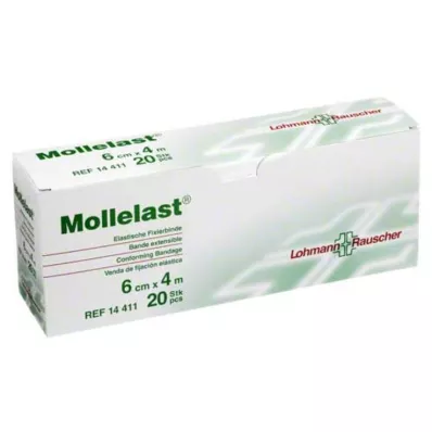 MOLLELAST Bandasjer 6 cmx4 m individuelt pakket, 20 stk MOLLELAST Bandasjer 6 cmx4 m individuelt pakket, 20 stk