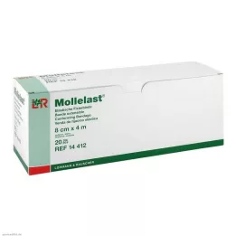 MOLLELAST Bandasjer 8 cmx4 m individuelt pakket, 20 stk