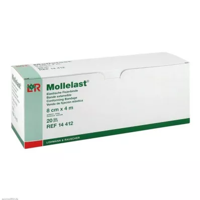 MOLLELAST Bandasjer 8 cmx4 m individuelt pakket, 20 stk MOLLELAST Bandasjer 8 cmx4 m individuelt pakket, 20 stk