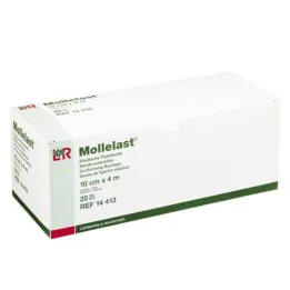 MOLLELAST Bandasjer 10 cmx4 m individuelt pakket, 20 stk