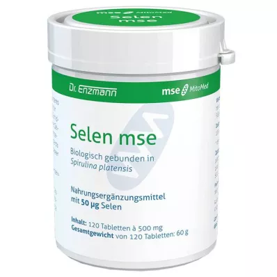 SELEN MSE 50 µg tabletter, 120 stk
