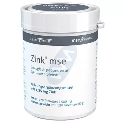 ZINK II MSE 1,25 mg tabletter, 120 stk ZINK II MSE 1,25 mg tabletter, 120 stk