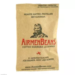 AIRMENBEANS Finest kaffepastiller med guarana, 21 stk