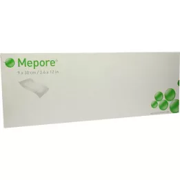 MEPORE Steril sårbandasje 9x30 cm, 30 stk