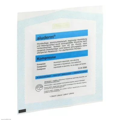 ALUDERM Kompresser 10x15 cm, 1 stk