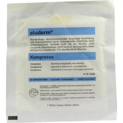 ALUDERM Kompresser 20x20 cm, 1 stk