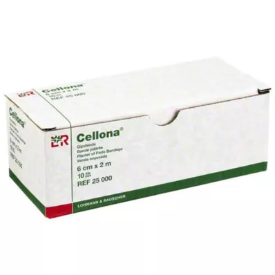 CELLONA Gipsbandasjer 6 cmx2 m, 2X5 stk CELLONA Gipsbandasjer 6 cmx2 m, 2X5 stk