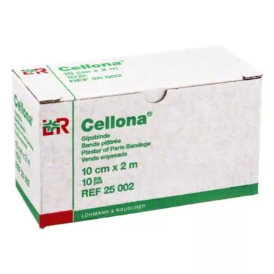 CELLONA Gipsbandasjer 10 cmx2 m, 2X5 stk