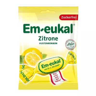 EM-EUKAL Sukkertøy sitron uten sukker, 75 g EM-EUKAL Sukkertøy sitron uten sukker, 75 g